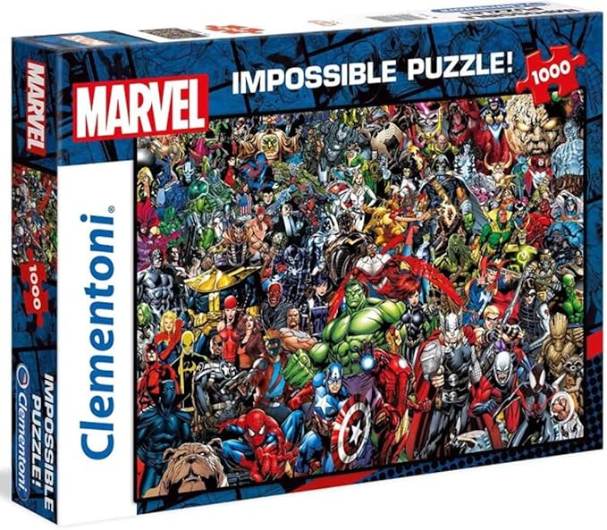 Clementoni - 39411 - Impossible Puzzle for adults and children - Marvel - 1000 Pieces