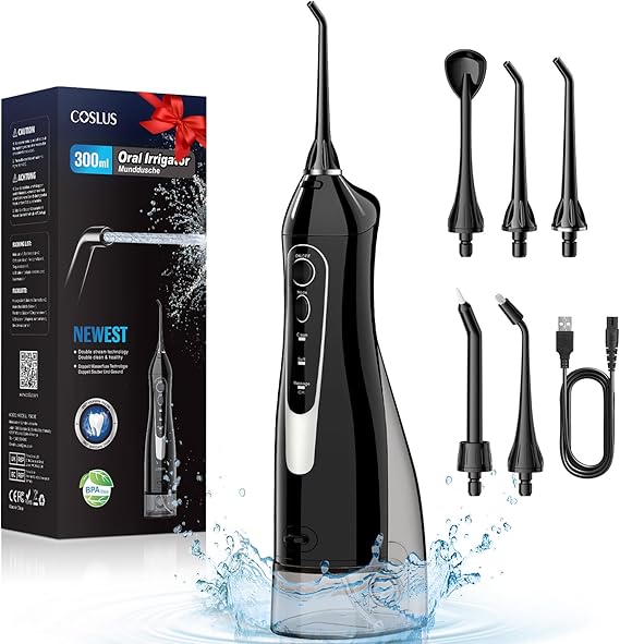 COSLUS Water Dental Flosser for Teeth Cordless Review